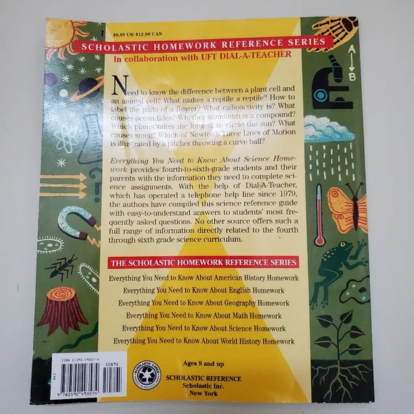 Scholastic Science Homework Reference Book - Picture 2 of 4